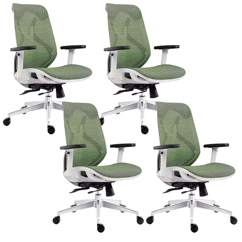 Modern Desk Chair Mesh Swivel Office Chair High-Back Chair with Wheels