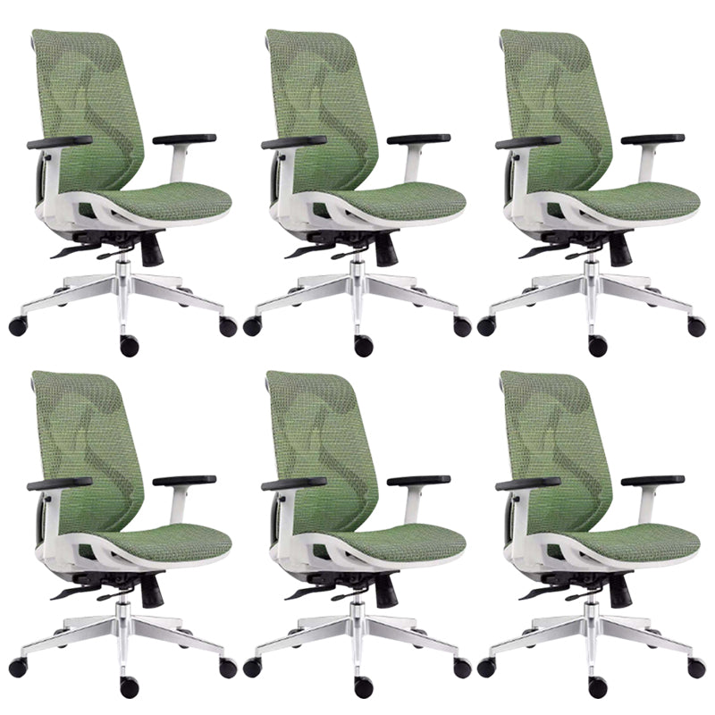 Modern Desk Chair Mesh Swivel Office Chair High-Back Chair with Wheels