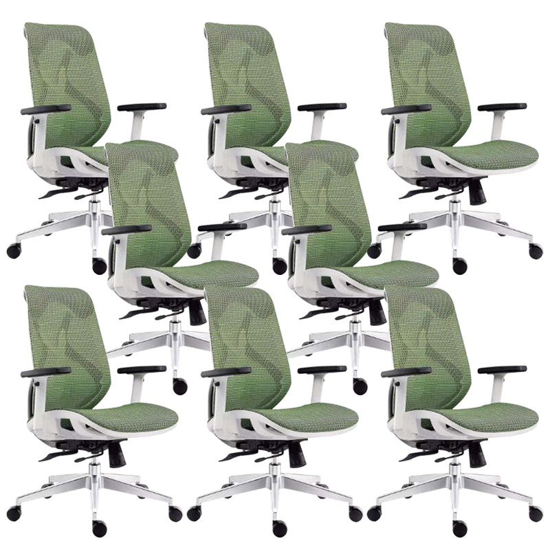 Modern Desk Chair Mesh Swivel Office Chair High-Back Chair with Wheels