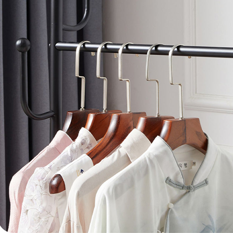 Gorgeous Metal Coat Rack Basket Storage Clothes Hanger with Castors