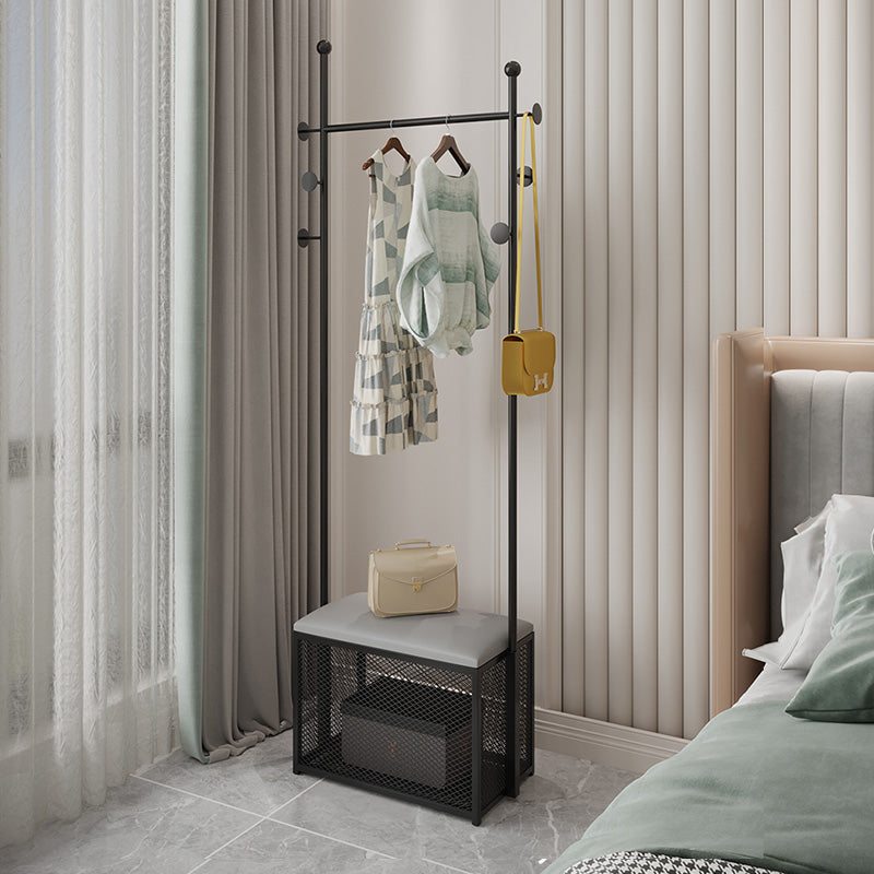 Luxury Coat Rack Metallic Free Standing Hooks Design Coat Rack with Pad