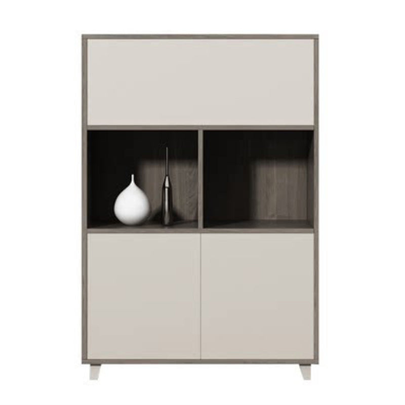 Industrial Style File Cabinet Vertical Wood Vertical Filing Cabinet for Home Office