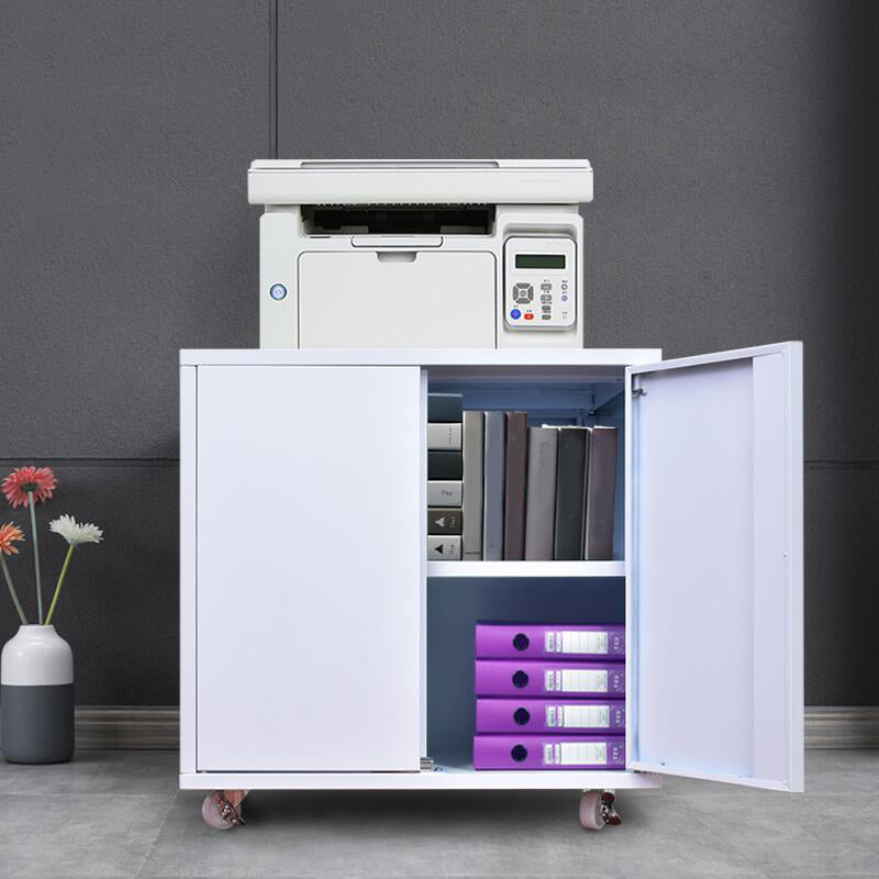 Mobile File Cabinet Modern Printer Stand Metal Filing Cabinet for Home Office