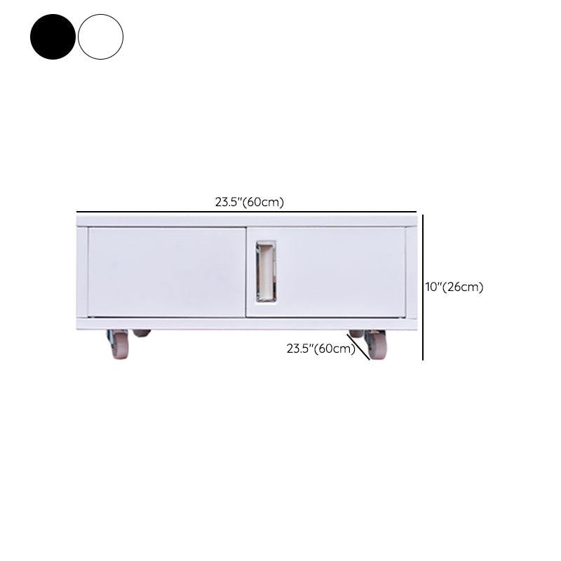 Mobile File Cabinet Modern Printer Stand Metal Filing Cabinet for Home Office