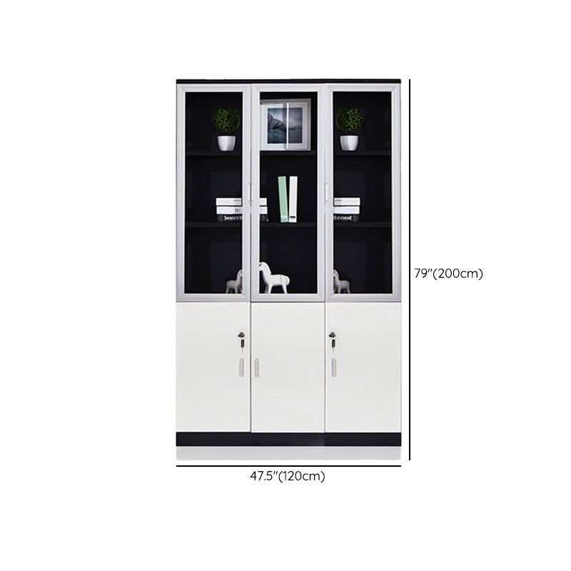 Traditional File Cabinets Solid Wood Vertical File Cabinet with Key Lock Office