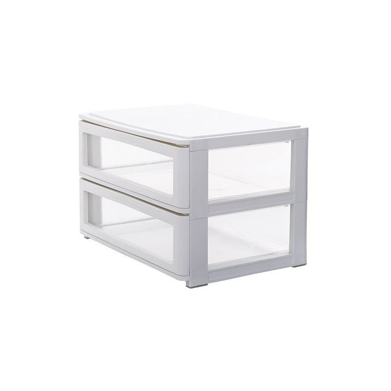 Contemporary Cabinet Plastic Vertical File Cabinet with Drawers