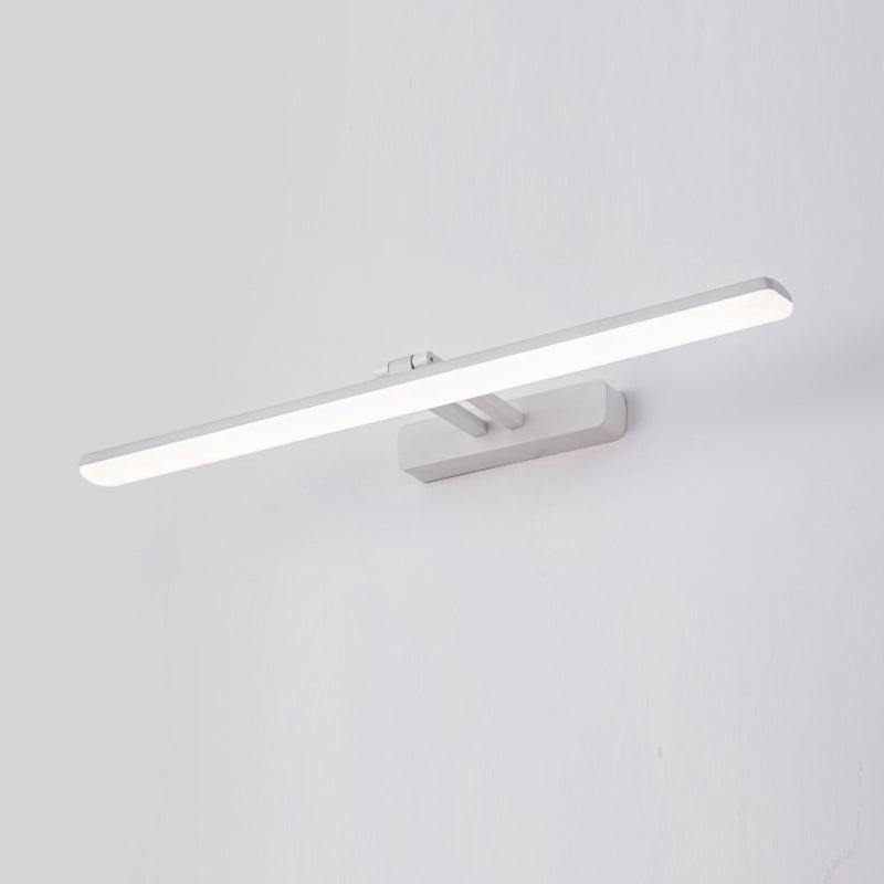 Modern Simple Iron Vanity Light Strip Shape Vanity Lamp for Shower Room