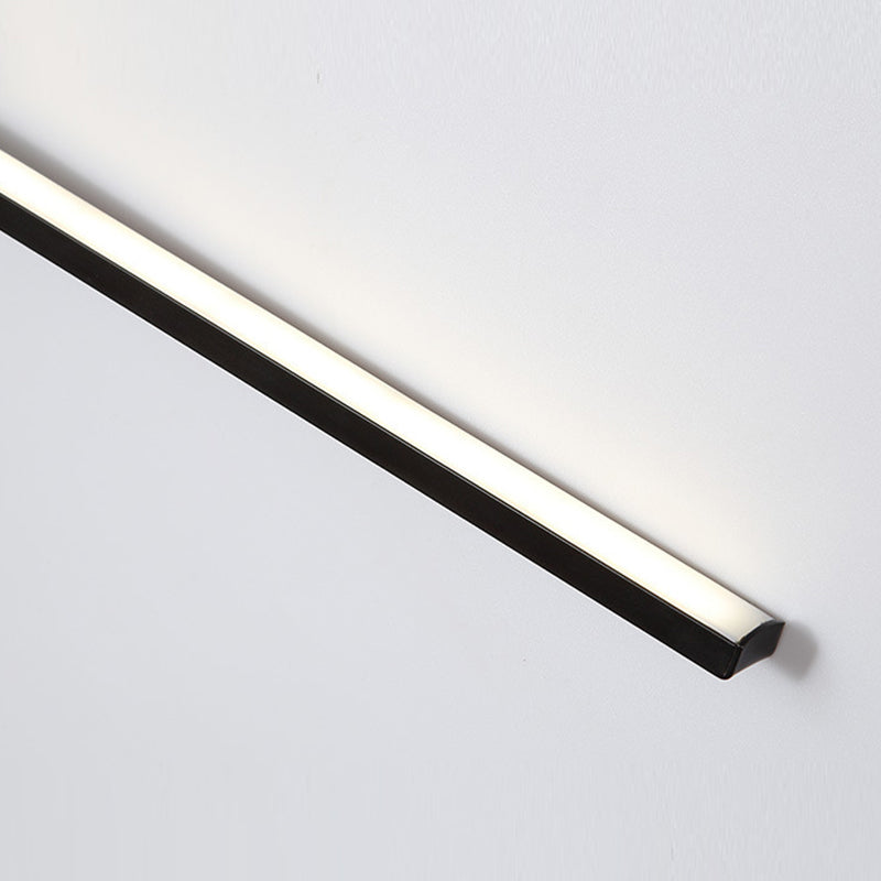 Line Shape Wall Light Fixture Modern Wall Mounted Lighting for Washroom