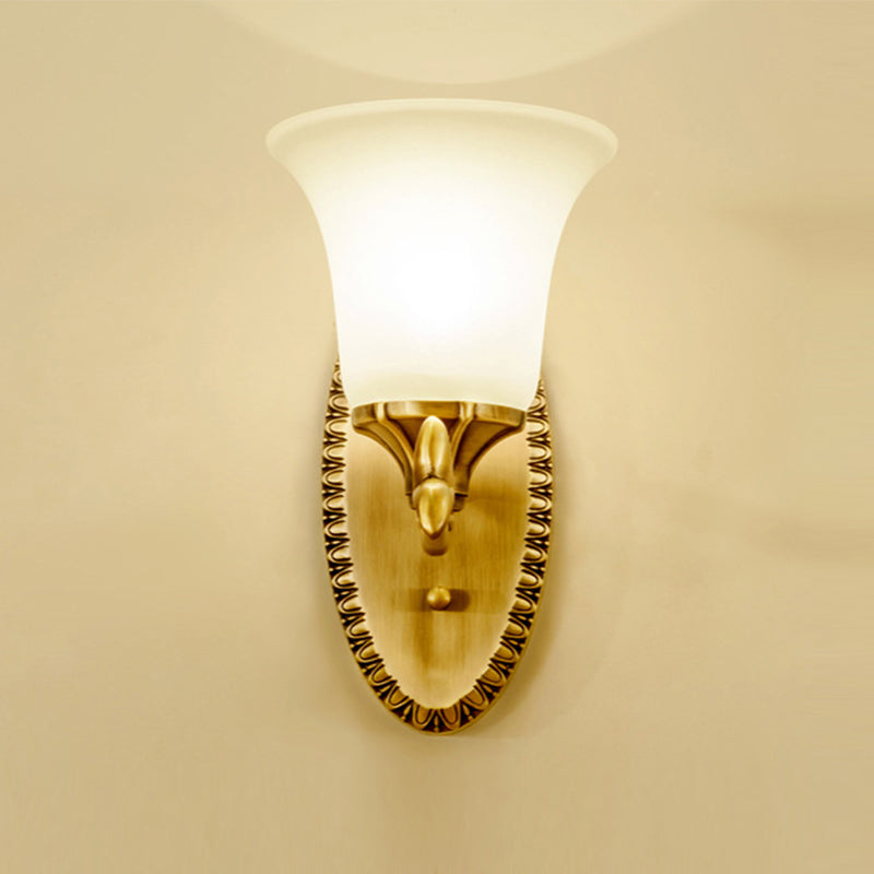 Unique Shape Wall Light Fixture Modern Wall Mounted Lighting in Gold Finish