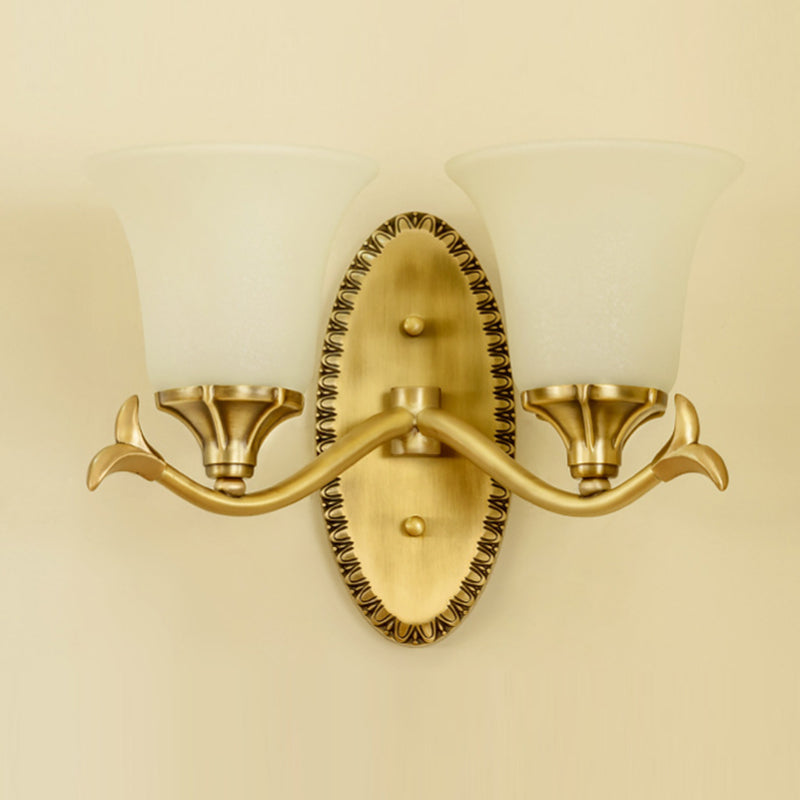 Unique Shape Wall Light Fixture Modern Wall Mounted Lighting in Gold Finish