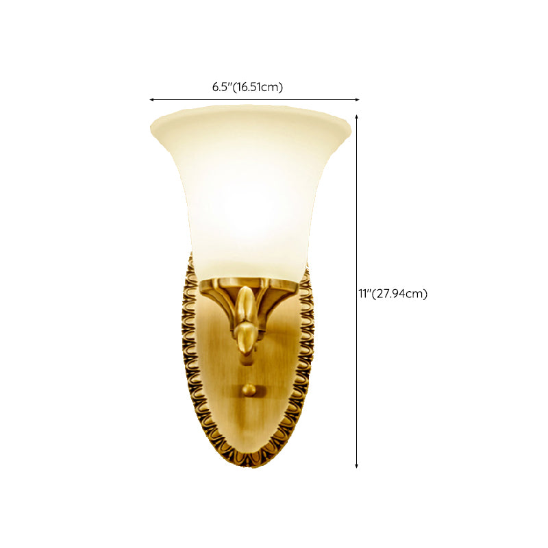 Unique Shape Wall Light Fixture Modern Wall Mounted Lighting in Gold Finish