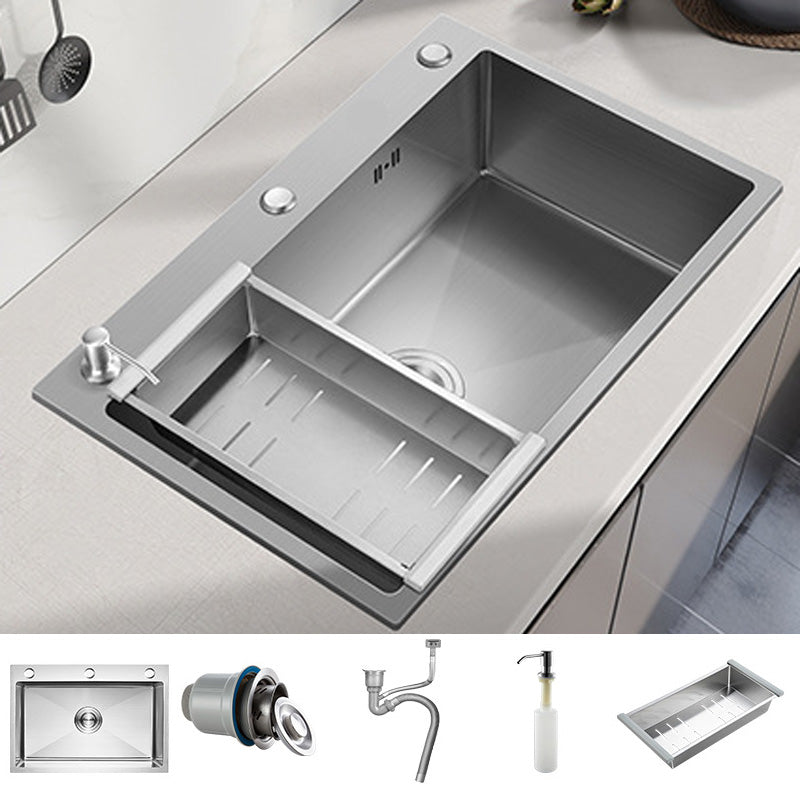 Stainless Steel Kitchen Sink Modern Kitchen Sink with Drain Assembly