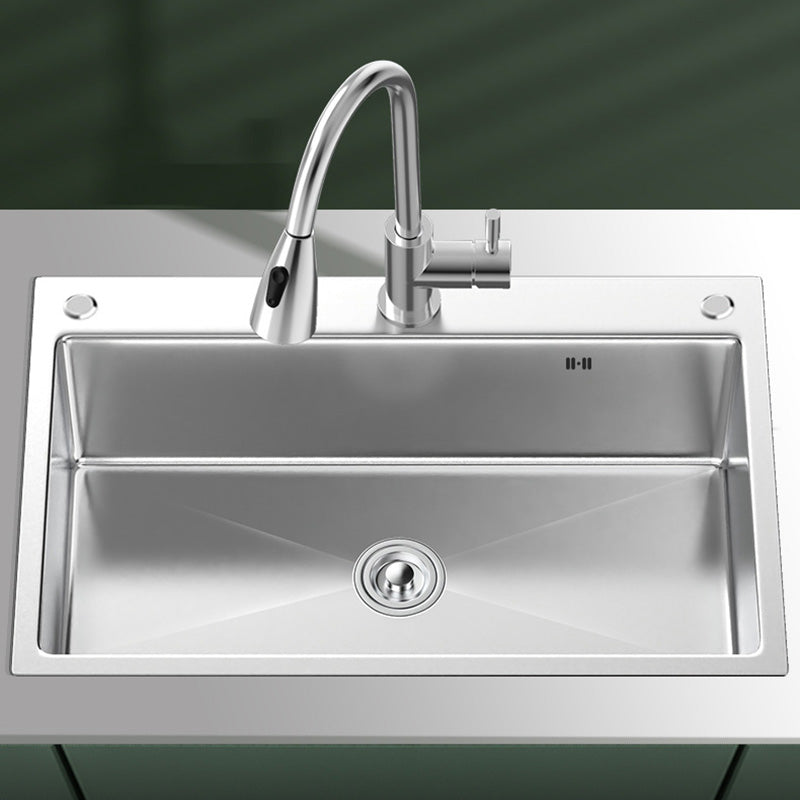 Stainless Steel Kitchen Sink Modern Kitchen Sink with Drain Assembly