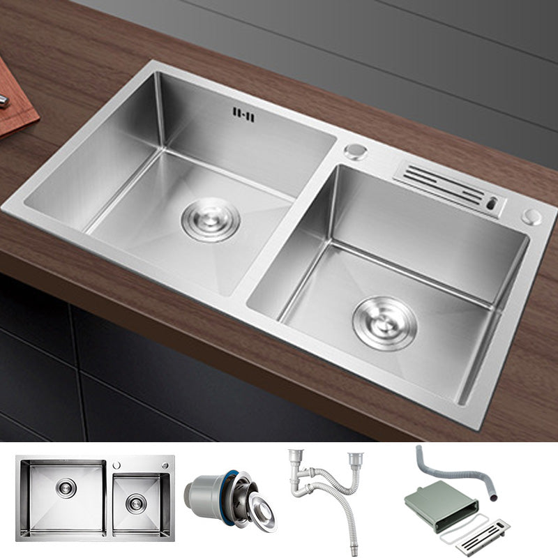 Stainless Steel Kitchen Sink Modern Kitchen Sink with Drain Assembly