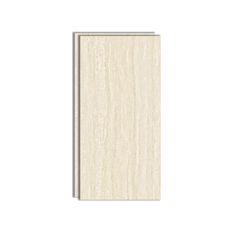 Rectangular Ceramic Matte Straight Edge Singular Tile Marble Look Bathroom Floor