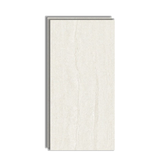 Rectangular Ceramic Matte Straight Edge Singular Tile Marble Look Bathroom Floor