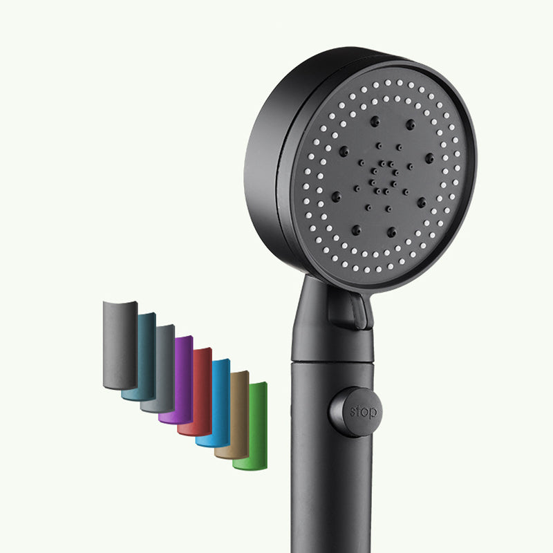 Plastic Handheld Shower Head Wall-mounted Shower Head with Adjustable Spray Pattern