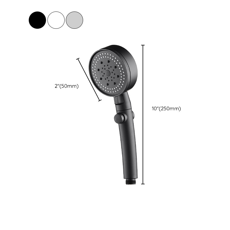 Plastic Handheld Shower Head Wall-mounted Shower Head with Adjustable Spray Pattern