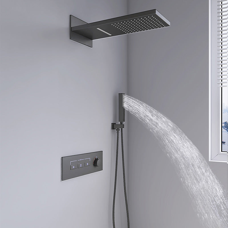 Modern Shower Set Handheld Shower Head Wall Mounted Shower System