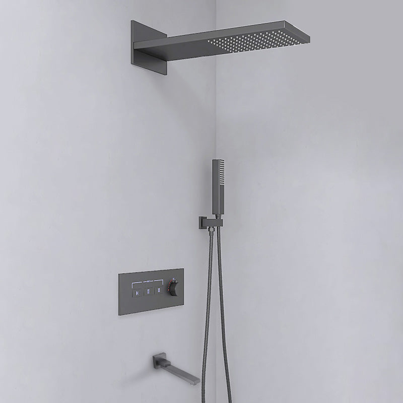 Modern Shower Set Handheld Shower Head Wall Mounted Shower System