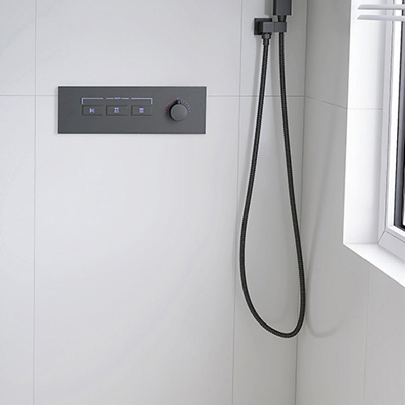 Modern Shower Set Handheld Shower Head Wall Mounted Shower System