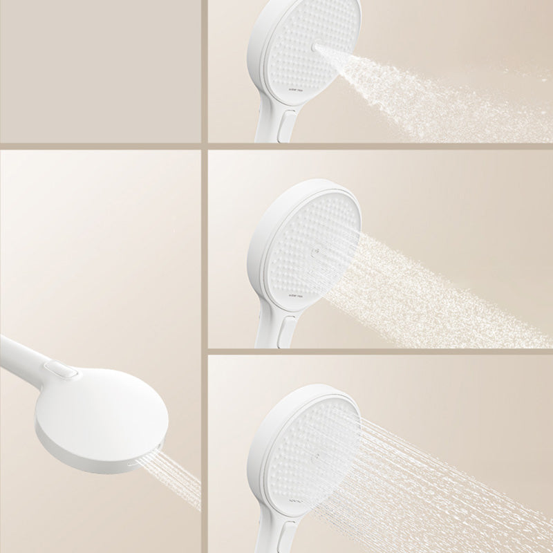 Contemporary Shower Set Adjustable Shower Head Slide Bar Wall Mounted Shower System