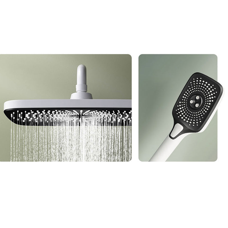 Contemporary Shower Set Handheld Shower Head Slide Bar Wall Mounted Shower System