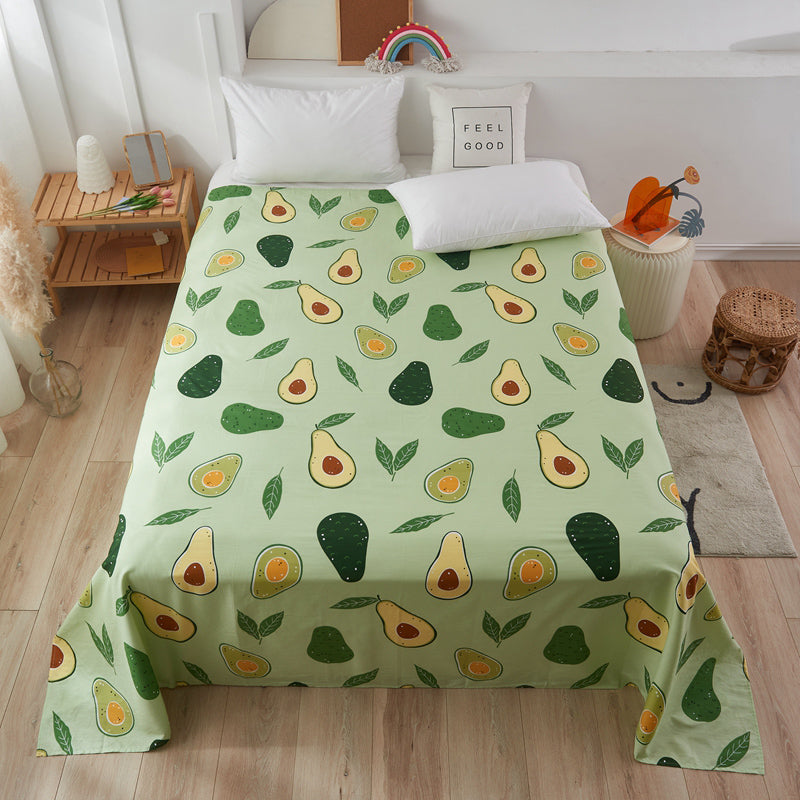 Cotton Bed Sheet One Piece Summer Style Bedroom Simple Fitted Sheet