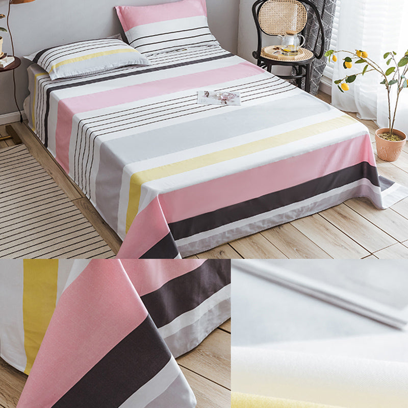 Cotton Bed Sheet One Piece Summer Style Bedroom Simple Fitted Sheet