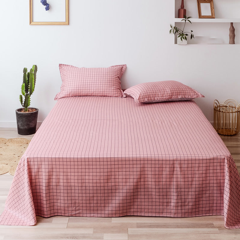 Cotton Bed Sheet One Piece Summer Style Bedroom Simple Fitted Sheet