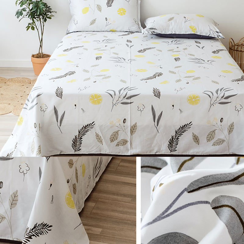 Cotton Bed Sheet One Piece Summer Style Bedroom Simple Fitted Sheet