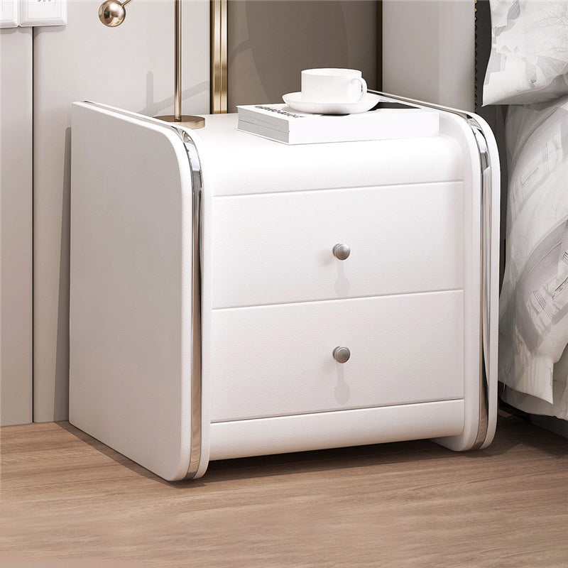 Drawer Storage Nightstand Contemporary Bedside Cabinet for Bedroom