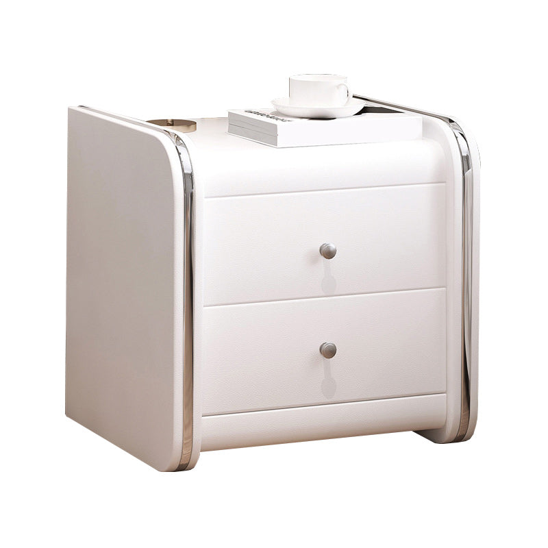 Drawer Storage Nightstand Contemporary Bedside Cabinet for Bedroom