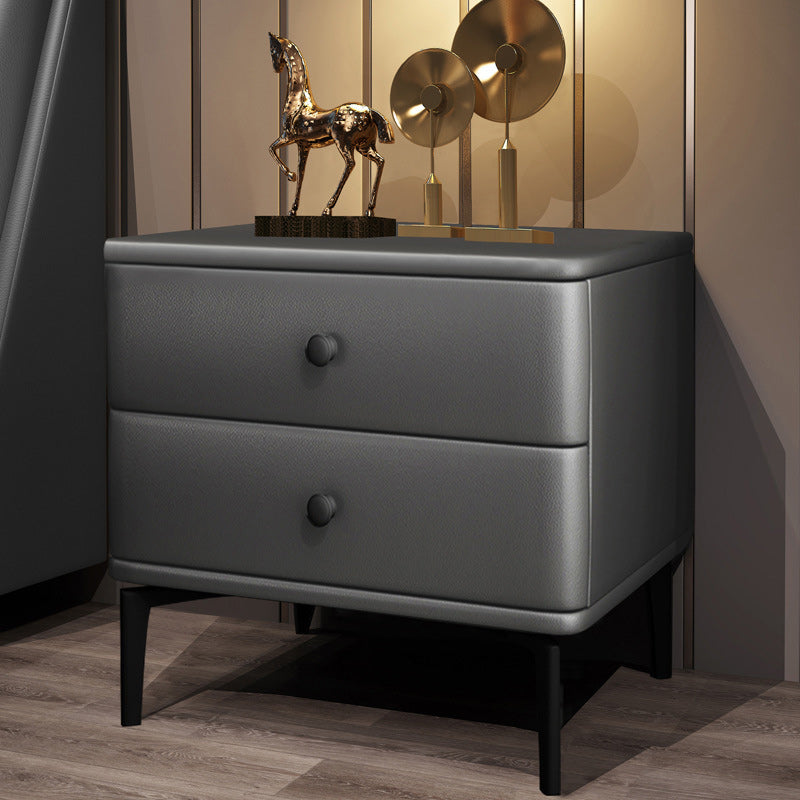 Solid Wood Nightstand Drawer Storage Bedside Cabinet for Bedroom