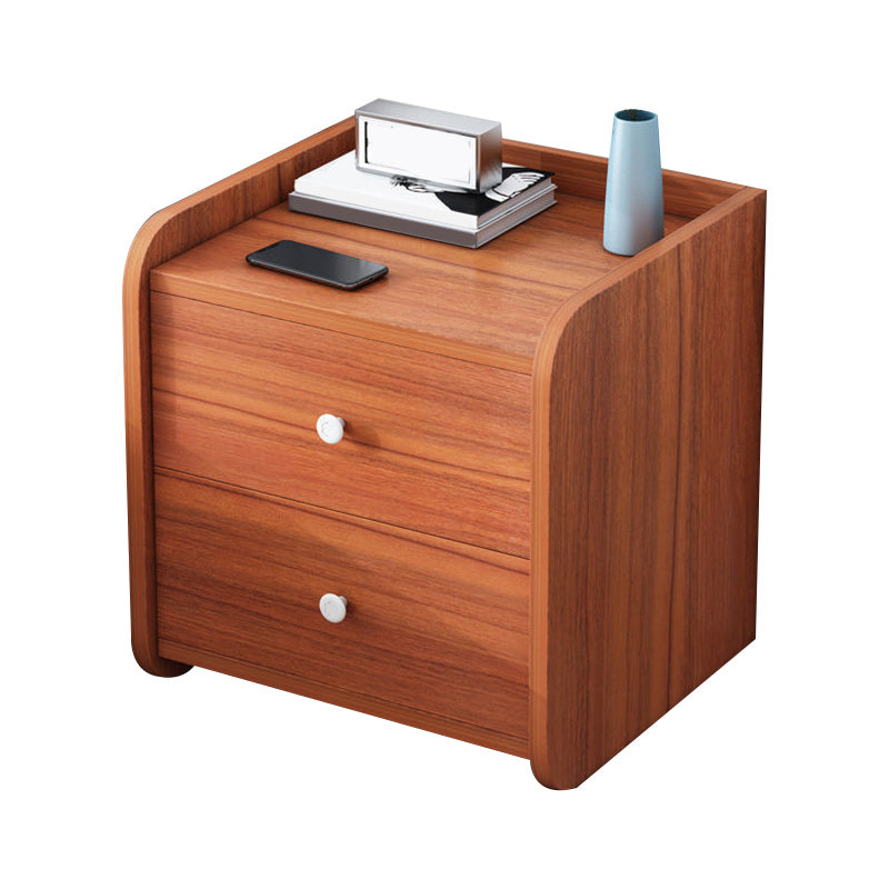 Contemporary Accent Table Nightstand Drawer Storage Night Table