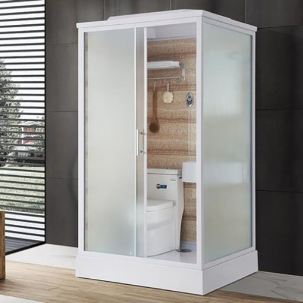 Modern Rectangle Shower Stall Clear Tempered Shower Stall for Bathroom