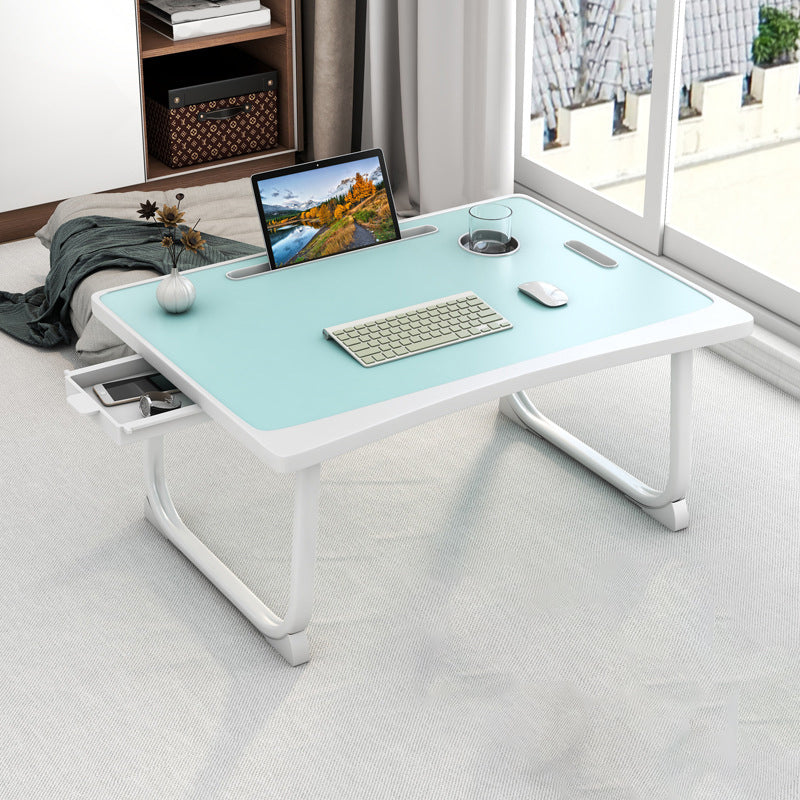 Bedroom 15.75" W Writing Desk Floating Wooden Laptop Table with Sled Base