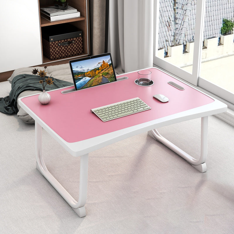 Bedroom 15.75" W Writing Desk Floating Wooden Laptop Table with Sled Base