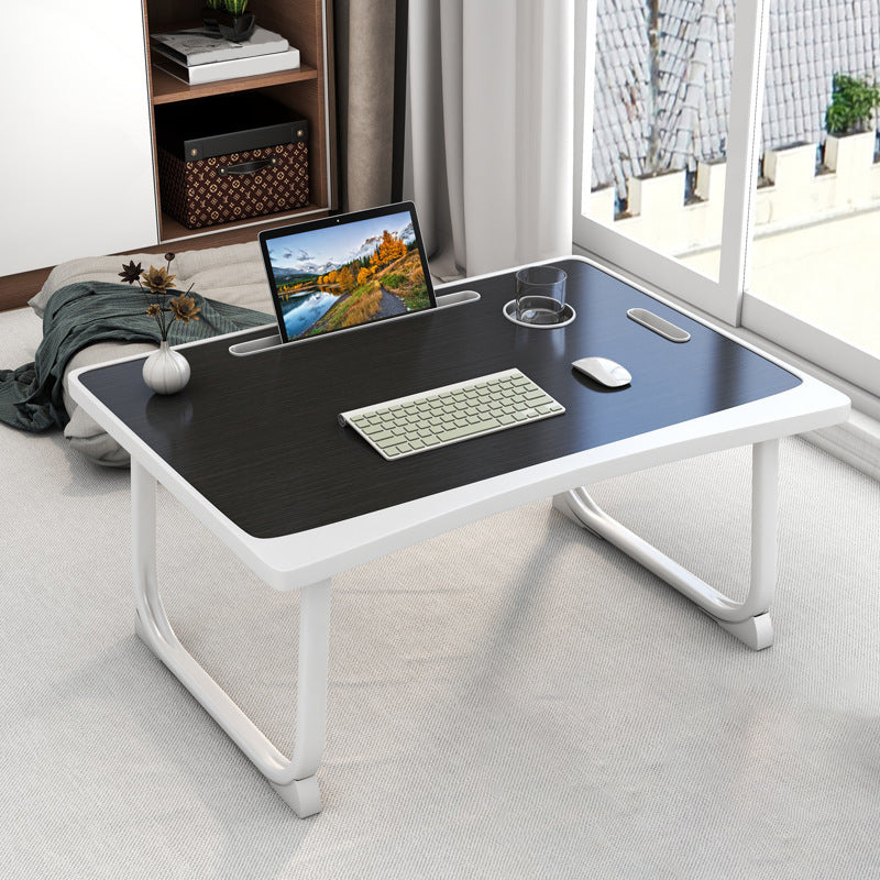 Bedroom 15.75" W Writing Desk Floating Wooden Laptop Table with Sled Base