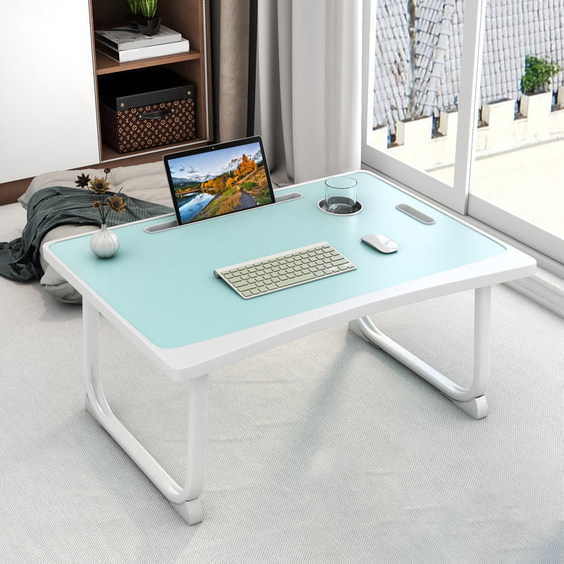 Bedroom 15.75" W Writing Desk Floating Wooden Laptop Table with Sled Base