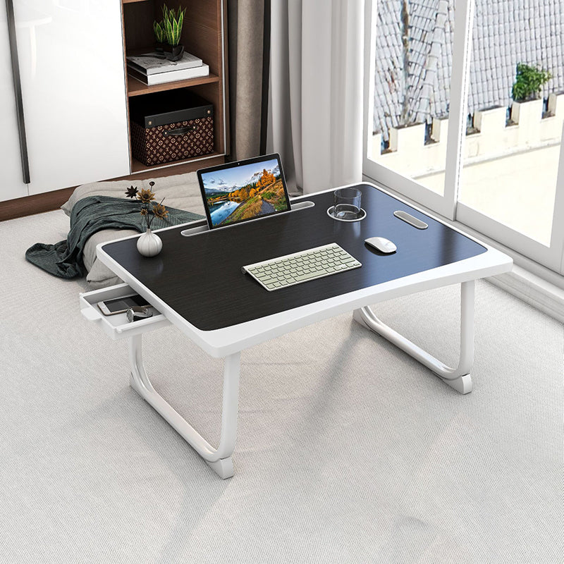 Bedroom 15.75" W Writing Desk Floating Wooden Laptop Table with Sled Base