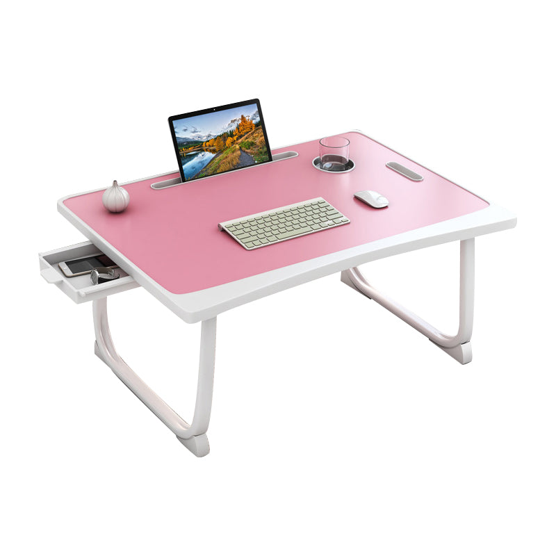 Bedroom 15.75" W Writing Desk Floating Wooden Laptop Table with Sled Base