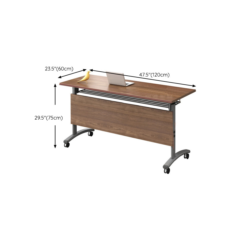 Contemporary Writing Desk Manufactured Wood Office Desk for Home Office