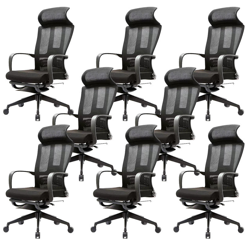 Modern Desk Chair Mesh Computer Chair High-Back Ergonomic Chair with Wheels