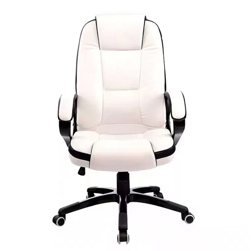 Modern Padded Arms Managers Chair Height-adjustable Executive Chair with Wheels for Office