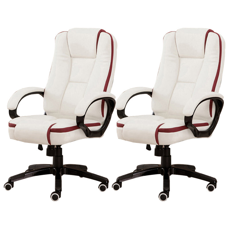 Modern Padded Arms Managers Chair Height-adjustable Executive Chair with Wheels for Office