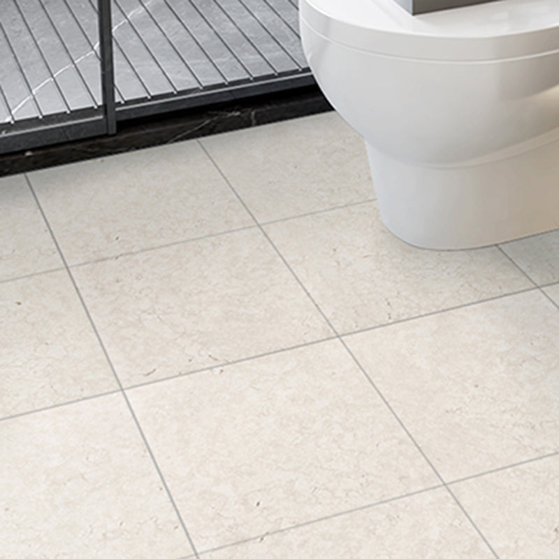 Square Bathroom PVC Flooring 12" x 12" x 0.07mm Peel and Stick Vinyl Flooring