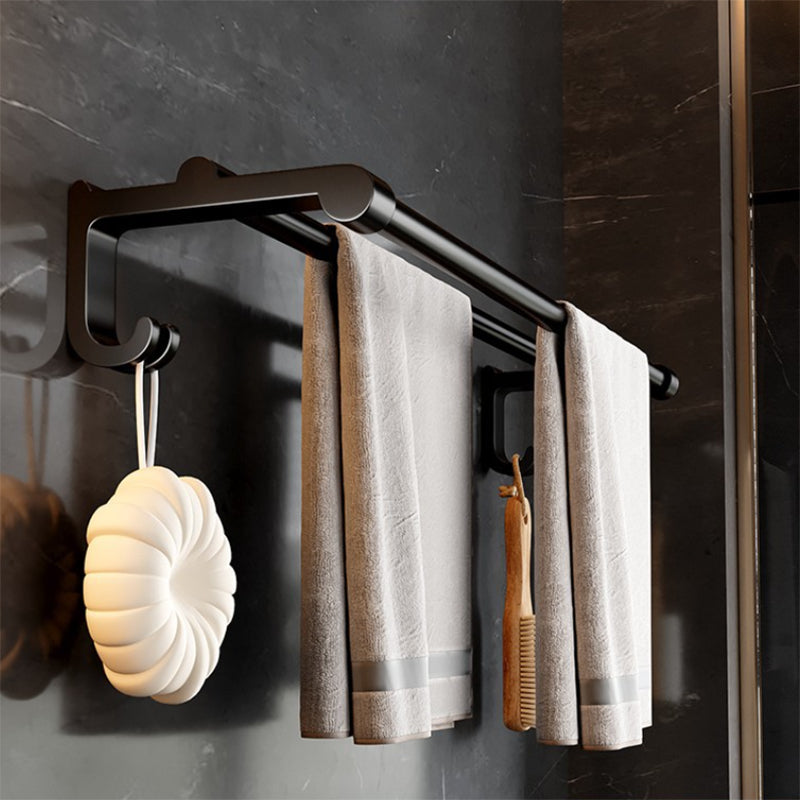 Modern Black Bath Hardware Set Towel Bar Bathroom Hardware Set