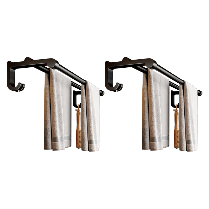 Modern Black Bath Hardware Set Towel Bar Bathroom Hardware Set