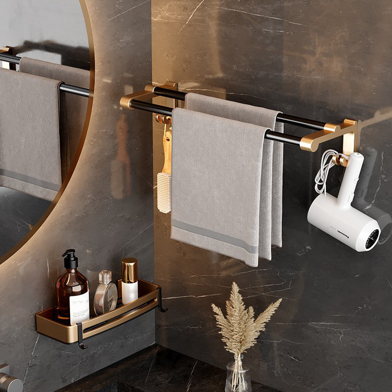 Modern Black Bath Hardware Set Towel Bar Bathroom Hardware Set